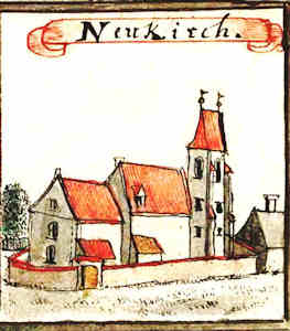 Neukirch - Koci, widok oglny